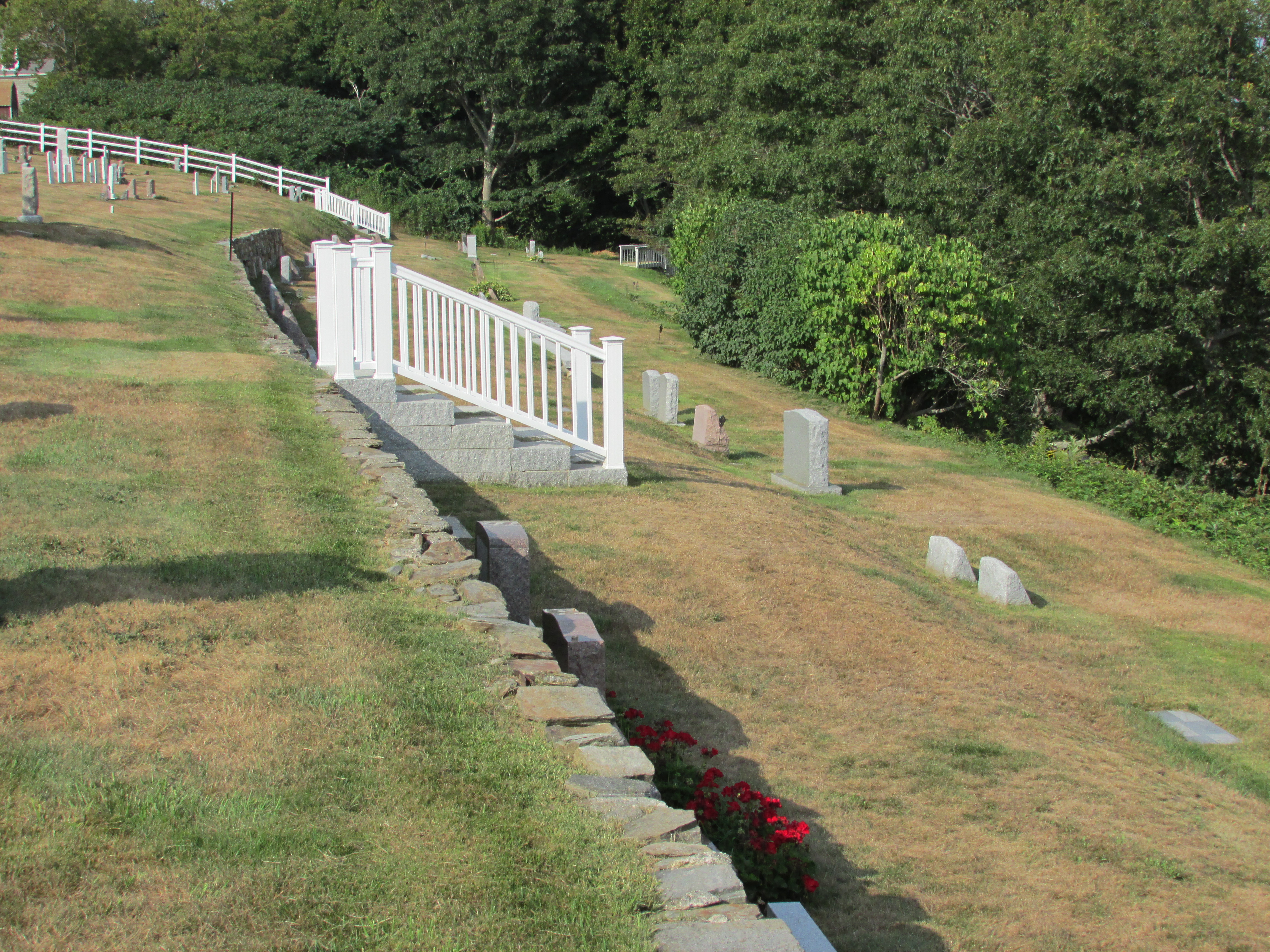 Steps to the Upper Terrace