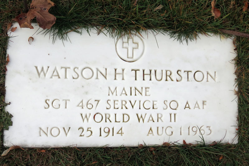 Watson H. Thurston monument