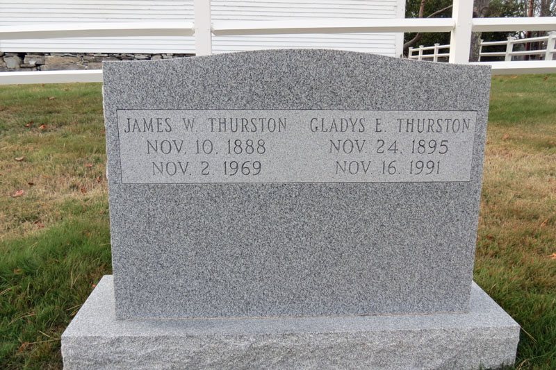  Thurston Family monument