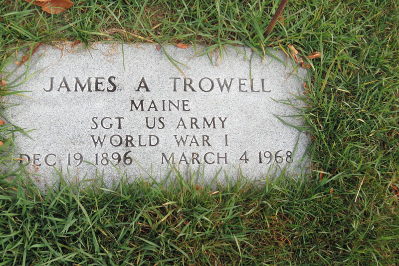 James Trowell veterans monument