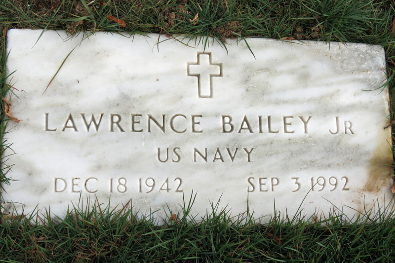 Lawrence Bailey, Jr. monument