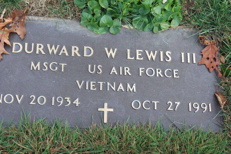 Durward W. Lewis veteran monument