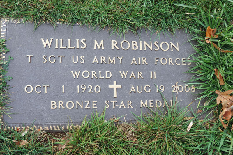 Willis M. Robinson veteran monument