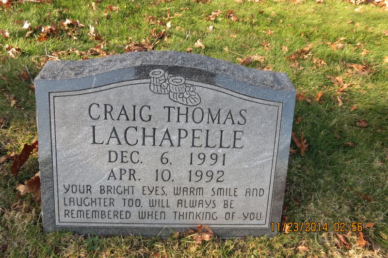 Craig T.  Lachapelle monument