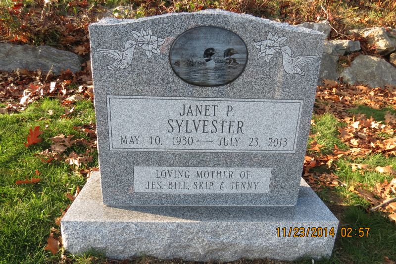 Janet Louise Sylvester monument
