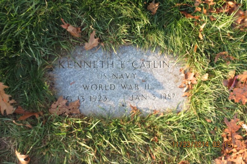 Kenneth E. Catlin Veteran Plaque monument