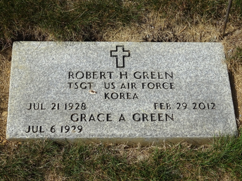 Bob and Grace Green monument