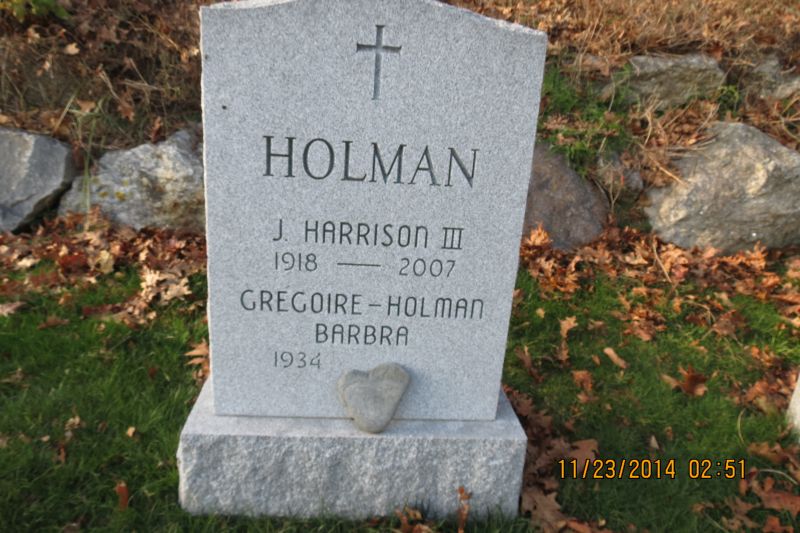 Holman Family monument