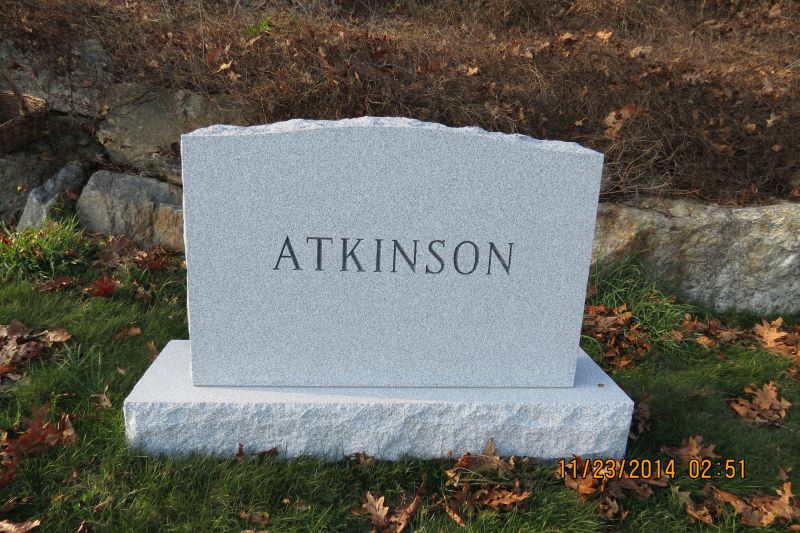Atkinson monument front