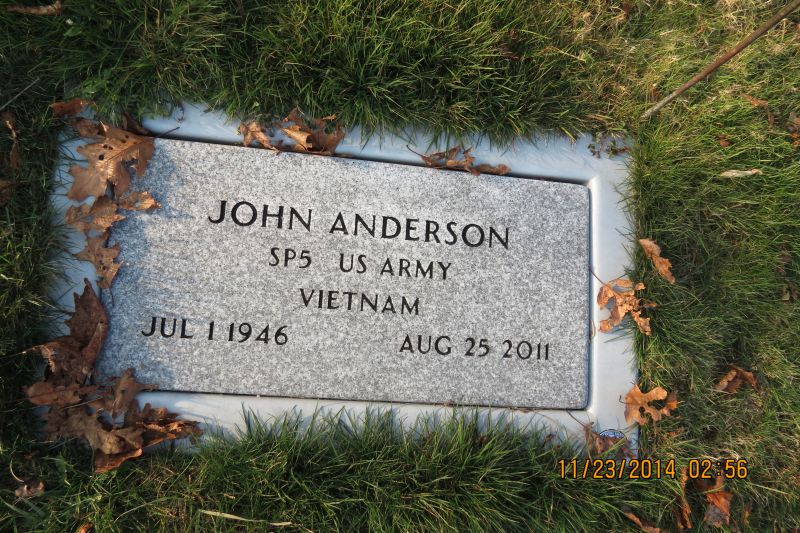 John Jack Anderson veteran monument