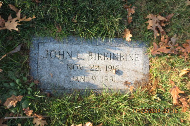 John Birkinbine monument