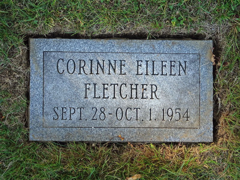 Corinne Fletcher monument