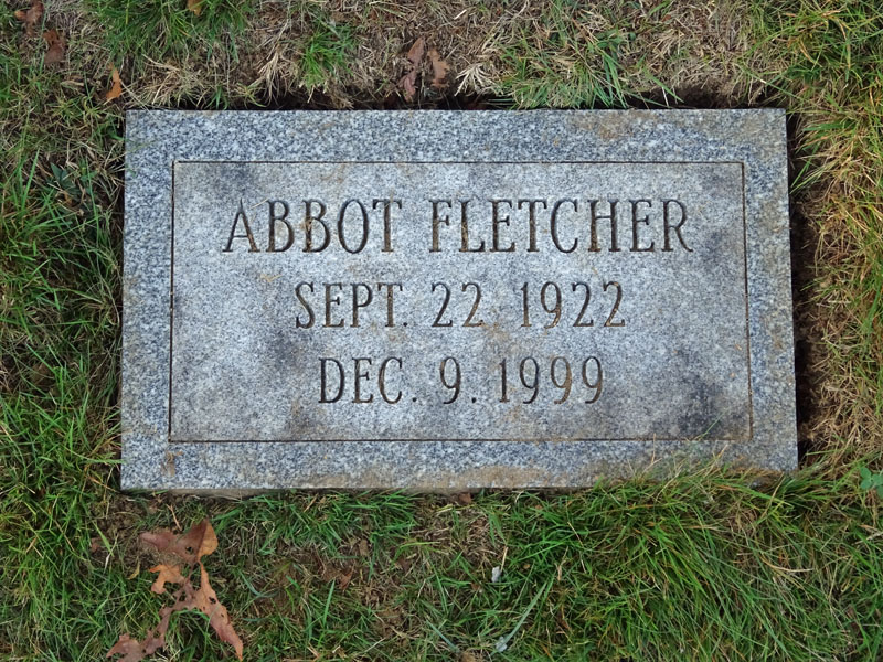 Abbott Fletcher monument
