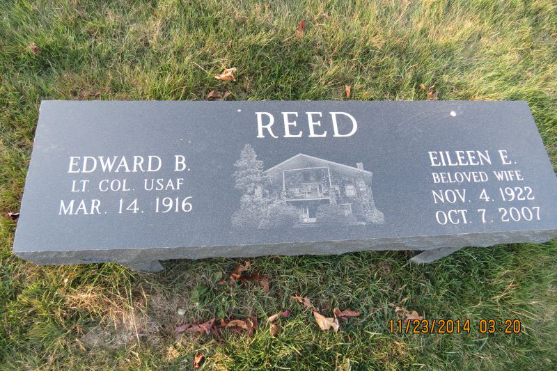 Edward and Eileen Reed monument