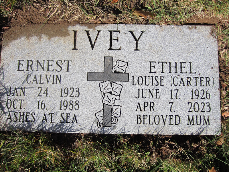 Calvin and Ethel Ivey 