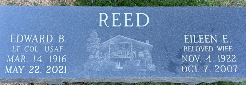 Edward and Eileen Reed monument