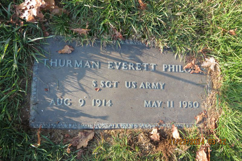 Thurman Everett Philoon monument