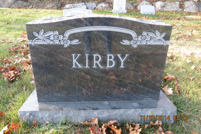 John and Diane Kirby monument