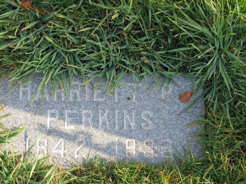 Harriet P Perkins monument