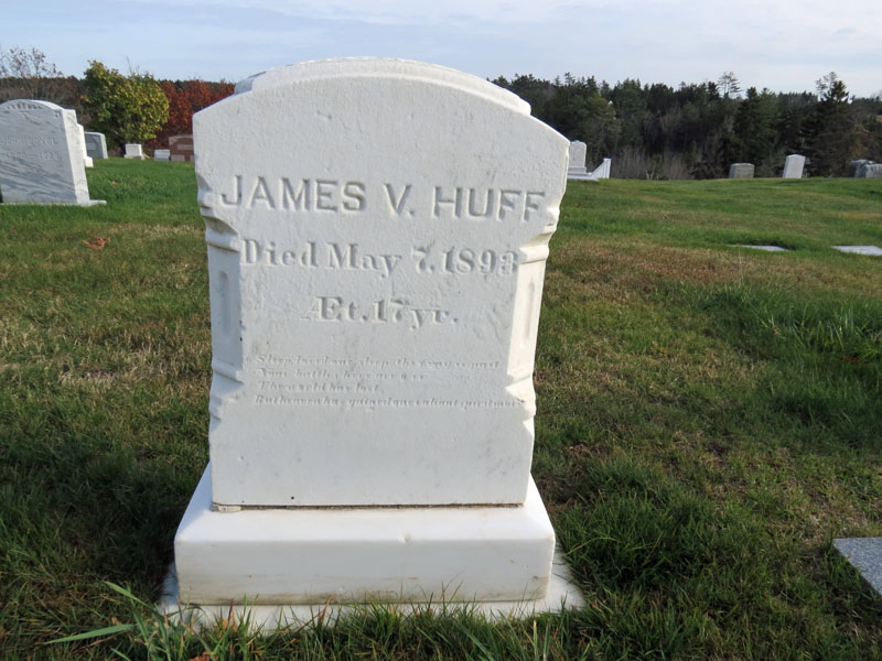 James V. Huff monument