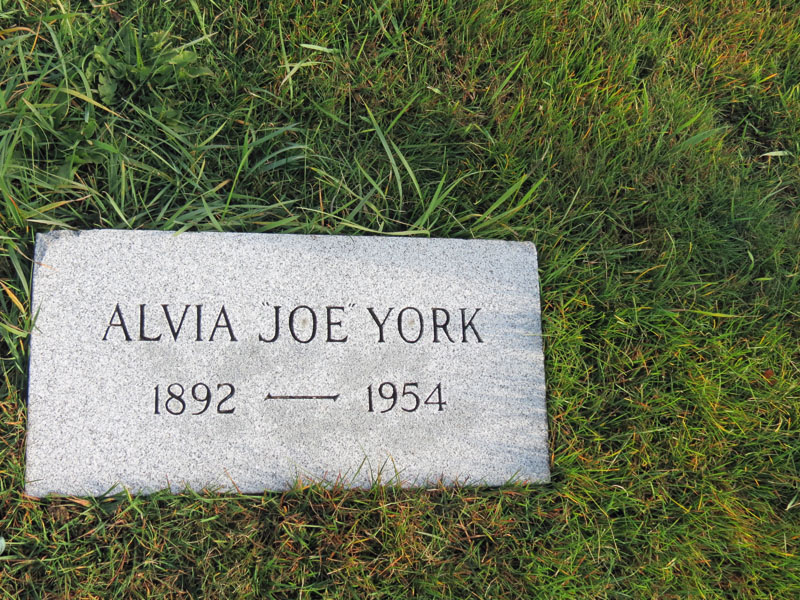 Alvia 'Joe' York monument
