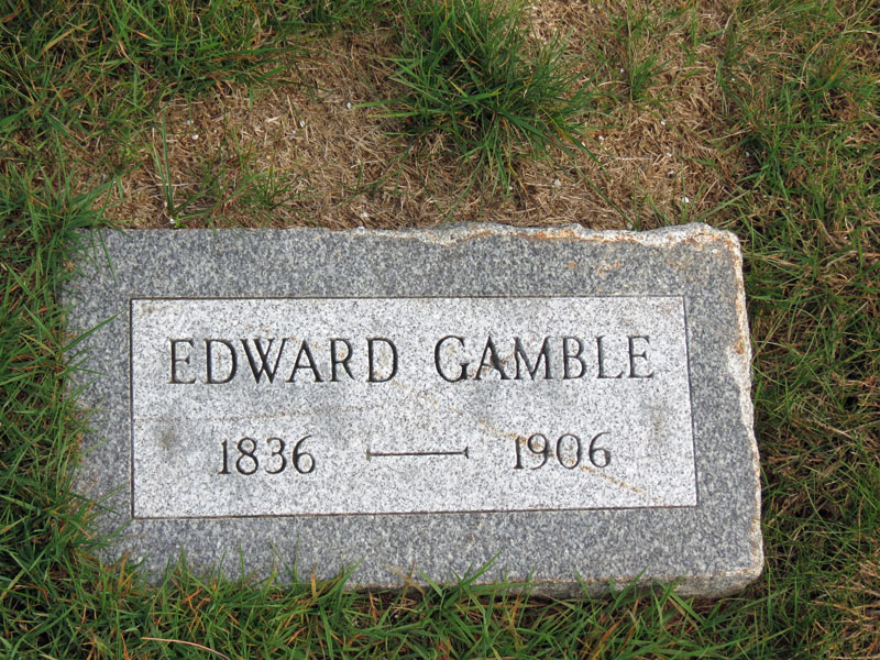 Edward Gamble monument