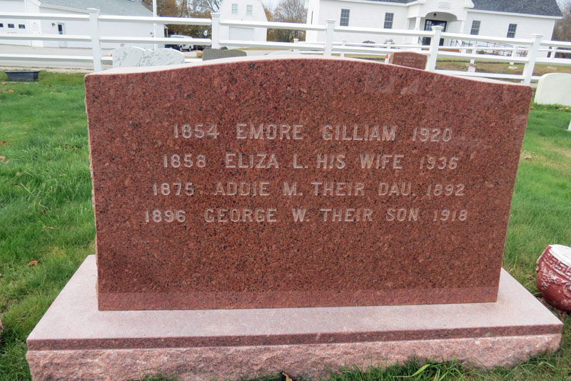 Gilliam Family monument