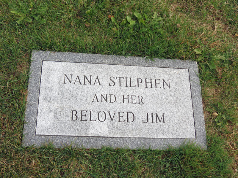 James E. and Hattie M. Stilphen monument