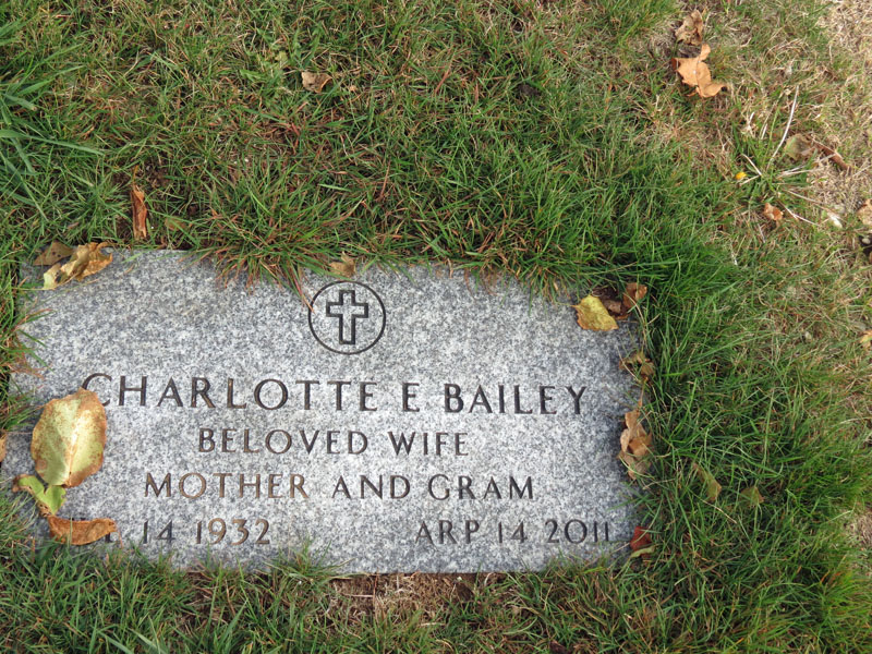 Charlotte E. Bailey monument