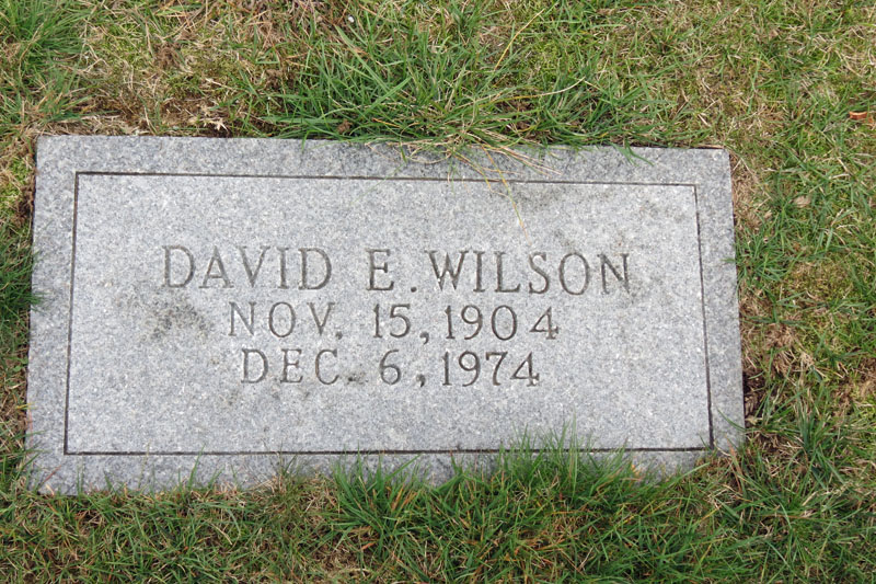 David E. Wilson monument