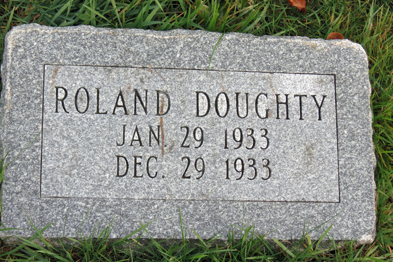 Roland Doughty monument