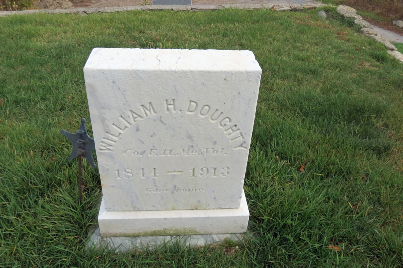 William H. Doughty monument