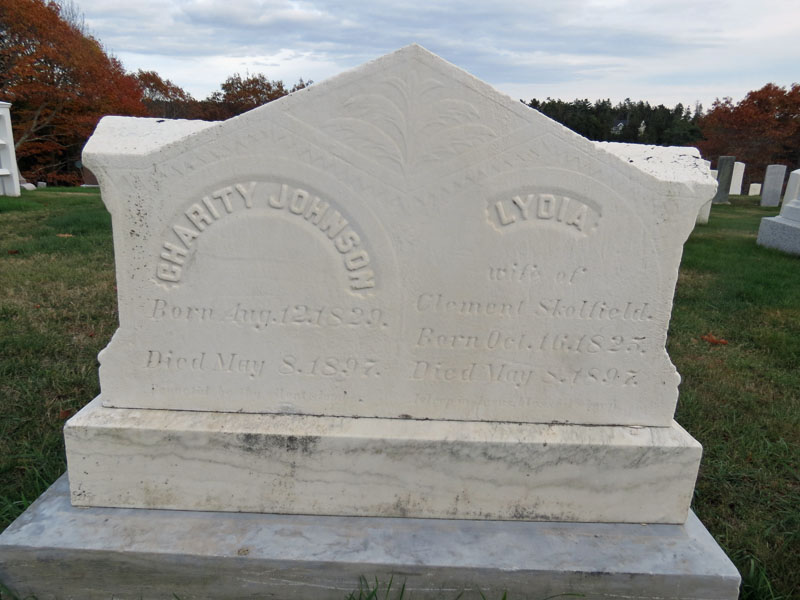 Lydia and Charity monument