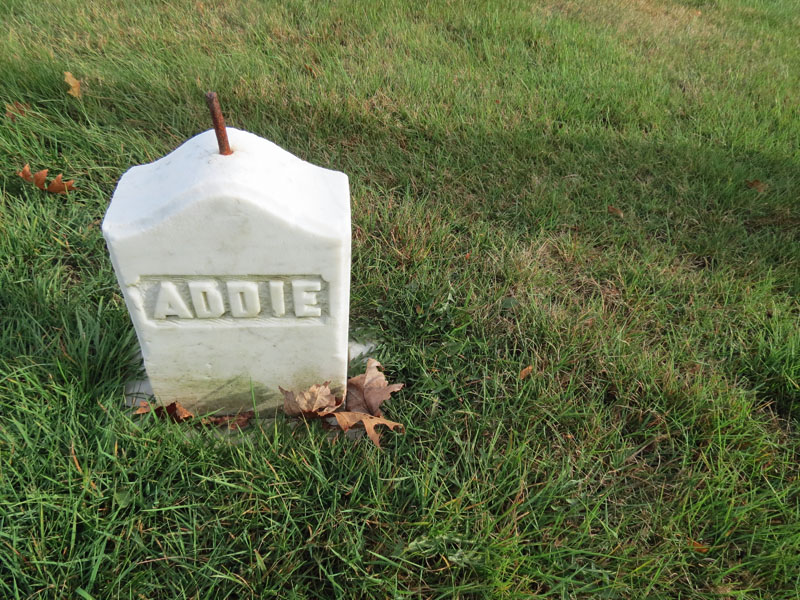 Addie E. Linscott monument