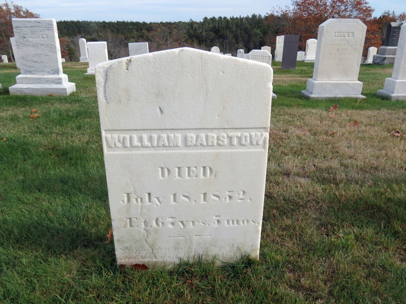  William Barstow monument