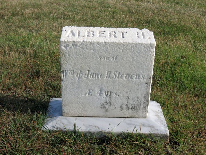 Albert H. Stevens Stevens monument