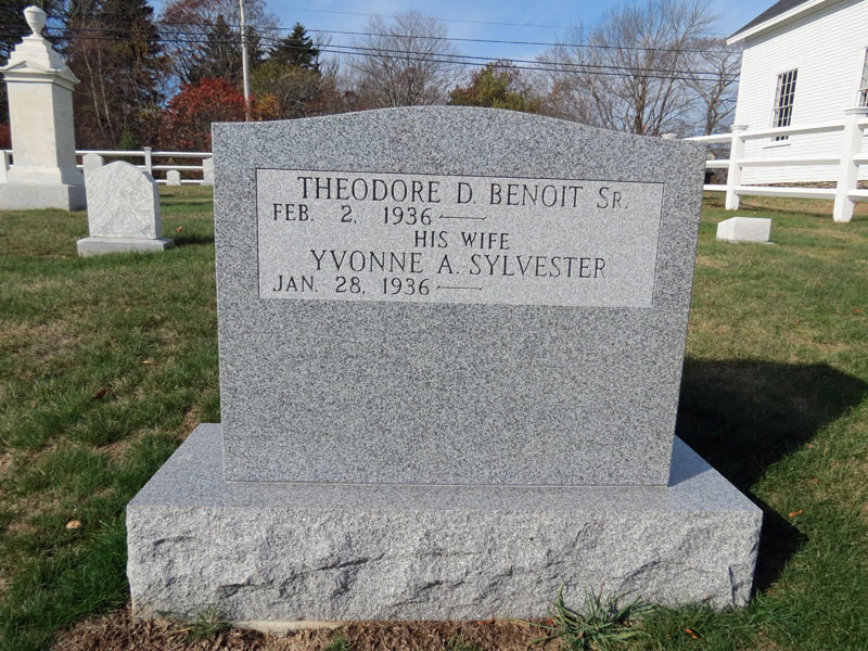 Theodore and Yvonne monument