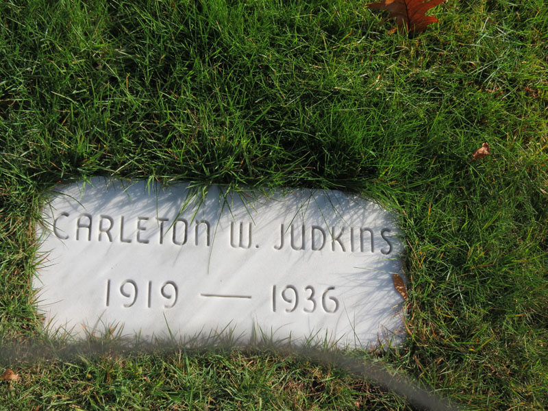 Carlton W. Judkins monument