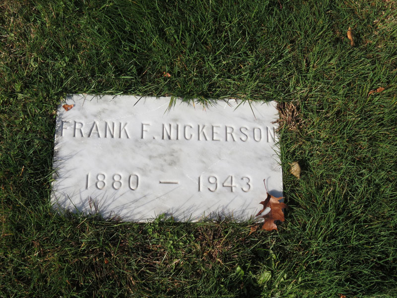 Frank F. Nickerson monument