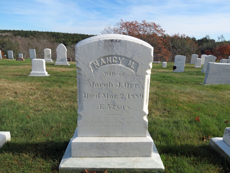 Nancy M. Orr monument