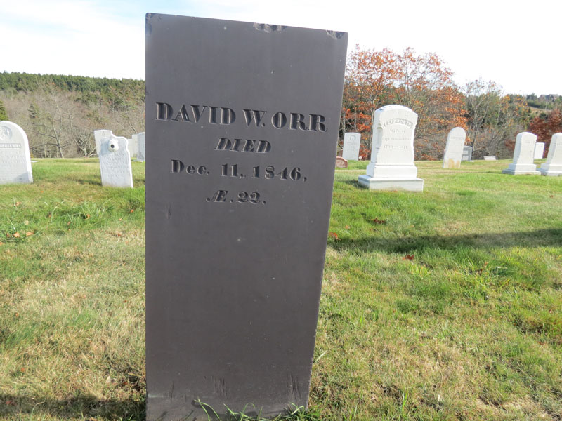 David W. Orr monument
