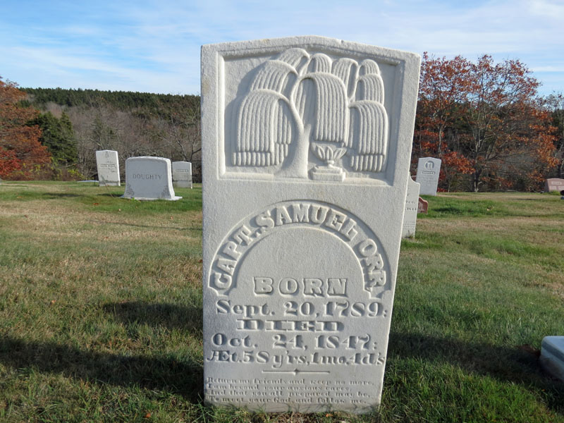 Capt. Samuel Orr monument