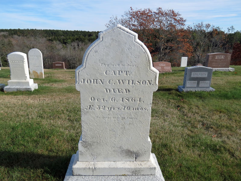 Capt. John C. Wilson monument