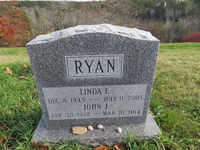 John and Linda Ryan monument