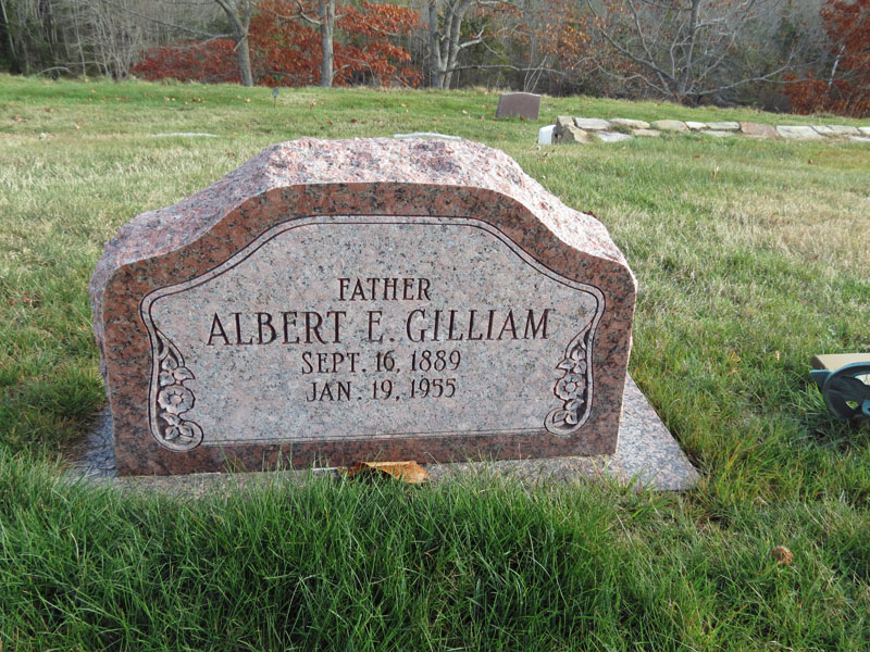 Albert E. Gilliam monument