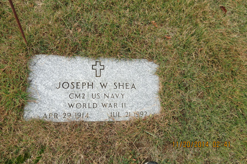 Joe Shea veteran plaque