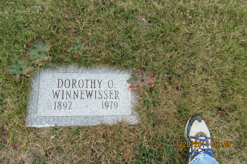 Dorothy O. Winnewisser monument