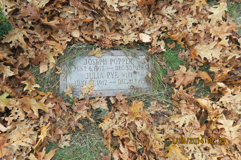 Joseph amnd Julia Popper monument