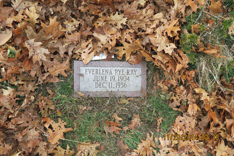 Everlena Pye Ray monument