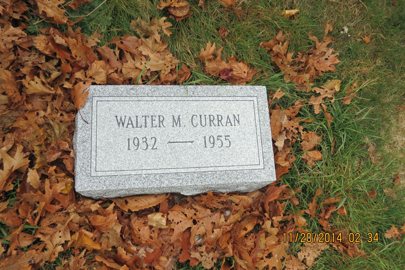 Walter Curran monument